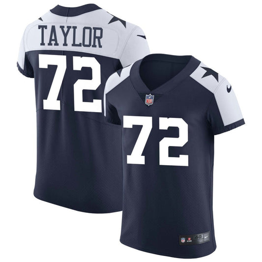 Alex Taylor Dallas Cowboys Nike Alternate Vapor Elite Jersey - Navy