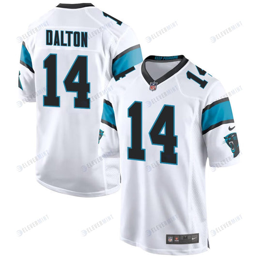 Andy Dalton 14 Carolina Panthers Men Game Jersey - White