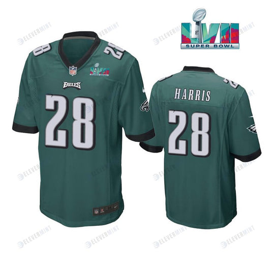 Anthony Harris 28 Philadelphia Eagles Super Bowl LVII Game Player Men Jersey - Green