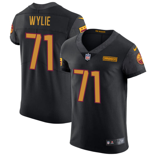 Andrew Wylie Washington Commanders Nike Vapor Untouchable Elite Alternate Jersey - Black