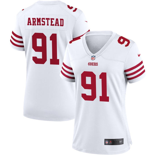 Arik Armstead San Francisco 49ers Nike Women's Game Jersey - White