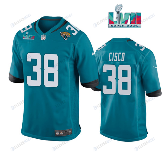 Andre Cisco 38 Jacksonville Jaguars Super Bowl LVII Men Game Jersey