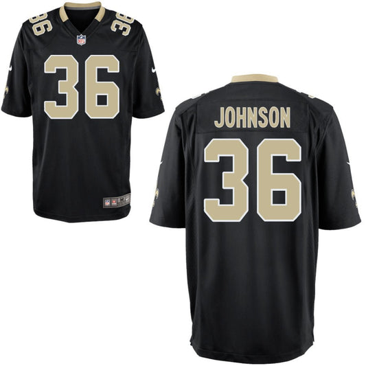 Anthony Johnson New Orleans Saints Nike Youth Game Jersey - Black