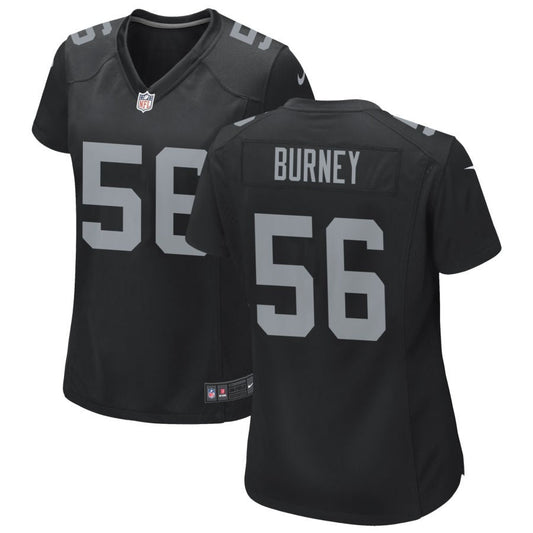 Amari Burney Las Vegas Raiders Nike Women's Game Jersey - Black