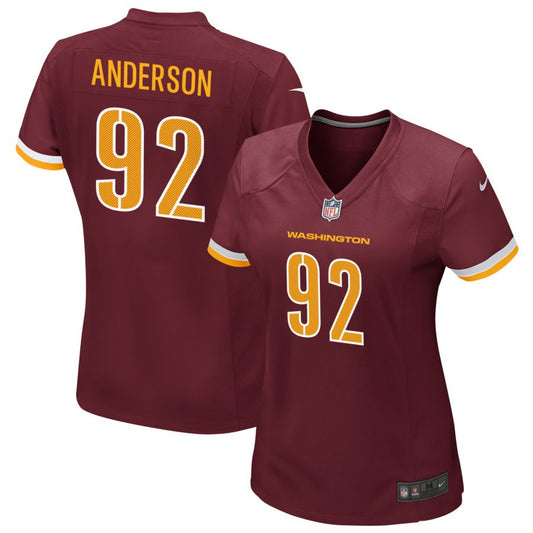 Abdullah Anderson Washington Commanders Nike Women's Game Player Jersey - Burgundy