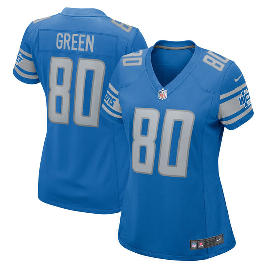 Antoine Green Detroit Lions Nike Women's Team Game Jersey - Blue