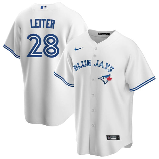 Al Leiter Toronto Blue Jays Nike Home RetiredReplica Jersey - White