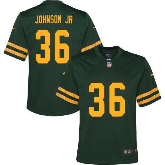 Anthony Johnson Jr Green Bay Packers Nike Youth Alternate Jersey - Green