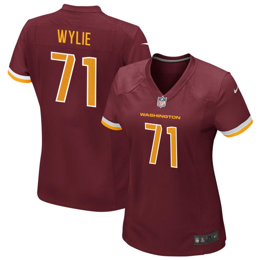 Andrew Wylie Washington Commanders Nike Women's Game Player Jersey - Burgundy