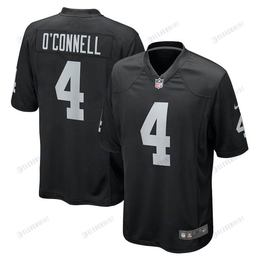 Aidan O'Connell 4 Las Vegas Raiders Men Game Jersey - Black