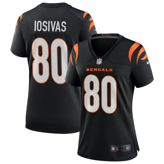 Andrei Iosivas Cincinnati Bengals Nike Women's Game Jersey - Black